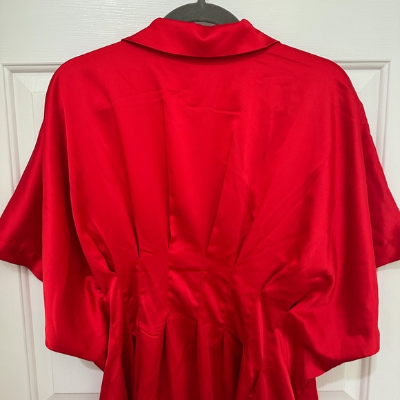 Exquise The Tobie Satin Red Dress - Picture 3 of 4